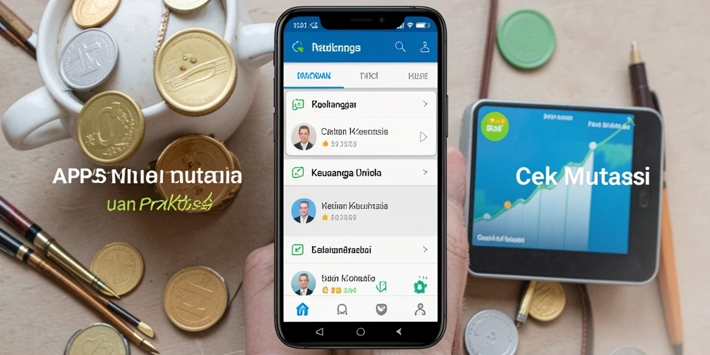 Antarmuka aplikasi RP55 yang menampilkan fungsi Cek Mutasi.