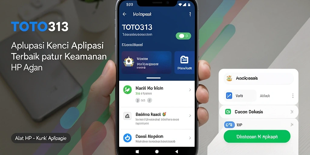 Antarmuka TOTO313 dengan fitur kunci aplikasi yang canggih.