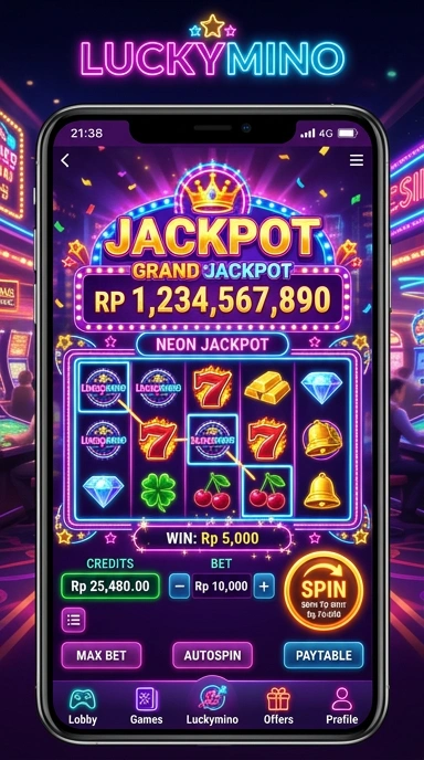 luckymino tampilan beranda