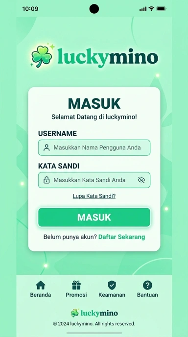 Masuk Akun luckymino untuk Pengguna Android